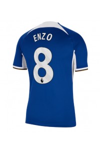 Chelsea Enzo Fernandez #8 Jalkapallovaatteet Kotipaita 2023-24 Lyhythihainen